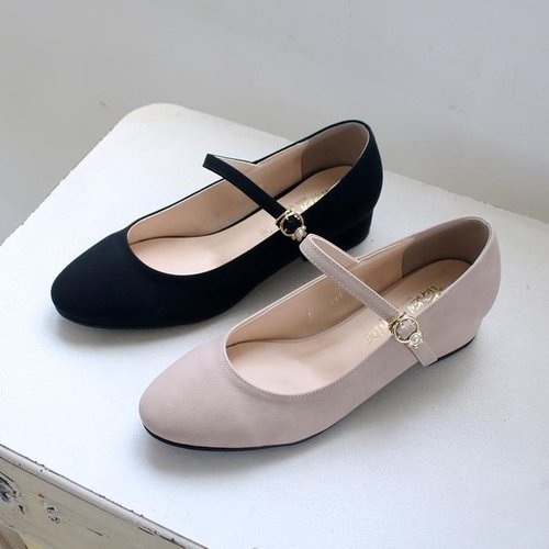 셀러허브 미들굽 구두 메리제인 여성 NID-349빅 국산 빅사이즈