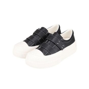 바바라 소가죽 벨크로 스니커즈 BBI163BK 35113914