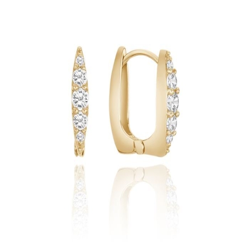 미니골드 주얼리 10K 슬렌더 링귀걸이 ETRM4422 YGRG _MA