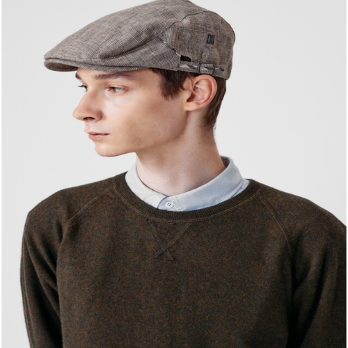 닥스 남성 브라운 로고 헌팅캡 DBHE5F754W3