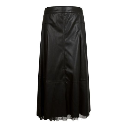 에코 레더 레이스 핀턱 스커트 SJSZI2328 H