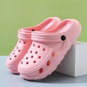 오노마 ONM 휴가용 여름 핑크 밴드 슬리퍼 여성 펀칭 단거리 바닥 37308487