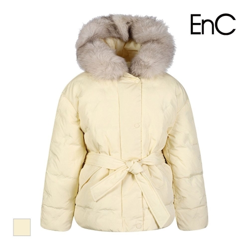 EnC 폭스 풀스킨자수 구스다운_ENJD34T53AYE 667382_ENJD34T53AYE67