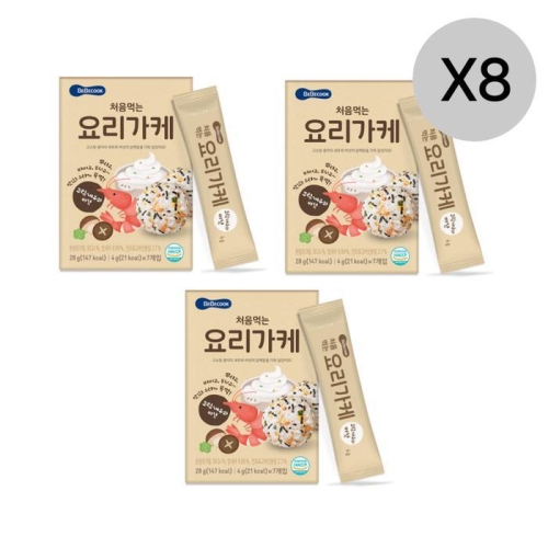 베베쿡 처음먹는 요리가케 크림새우와 버섯 28g