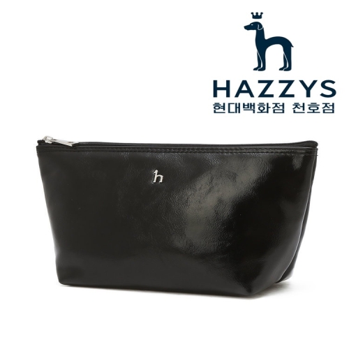 헤지스 ACC HIWA5F210BK 블랙 가죽 미니 파우치