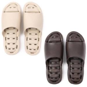 오노마 ONM 미끄럼방지 베이지 브라운 슬리퍼 거실화 2켤레 37293515