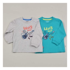  리바이스키즈 토들러 기타프린팅 티셔츠 (LS1TTS50)