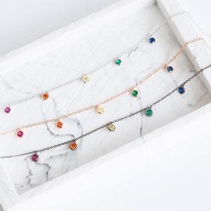 폭스타일  QN7U2V2X_57 레인보우 크리스탈 주얼리 발찌