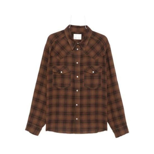 이자벨마랑 긴팔 셔츠 C3I01H CH0225HB 50DZ BROWN