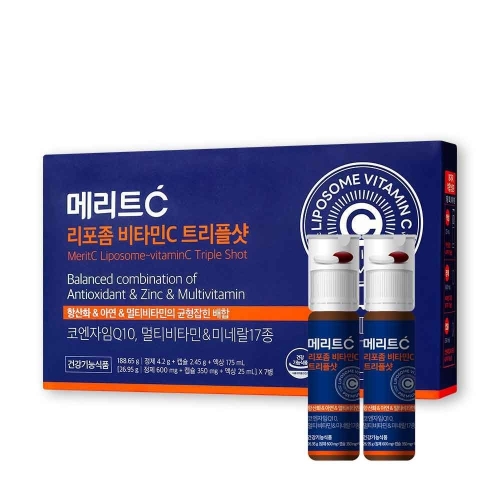 휴온스 메리트C 리포좀 비타민C 트리플샷 7병