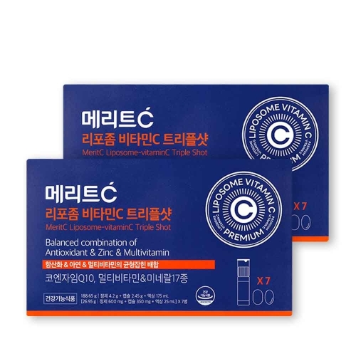휴온스 메리트C 리포좀 비타민C 트리플샷 7병