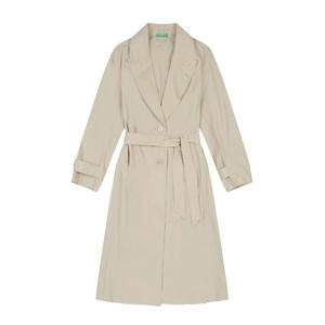 베네통 자수 플랩 트렌치코트 281YDN02J