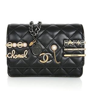 샤넬 코코클립 진주 미니크로스 리미티드 체인미니백 AP2510