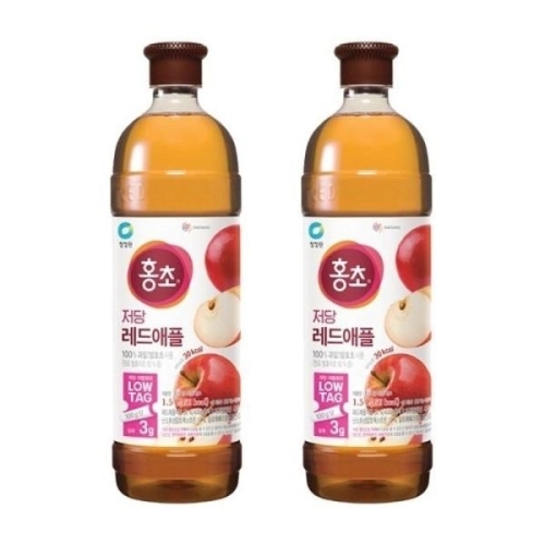 청정원 홍초 저당 레드애플 1.5L