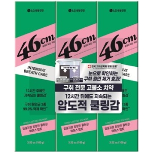 LG생활건강 페리오 46cm 고불소 롱래스팅 아이스민트 치약 100g