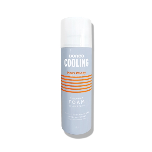 도루코 쿨링 쉐이빙 폼 멘즈 우디 면도 크림 210ml