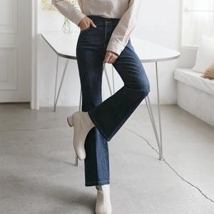 지컷 다잇템 여자 편한 하이웨스트 투버튼 나팔청바지 생 팬츠18308972588872