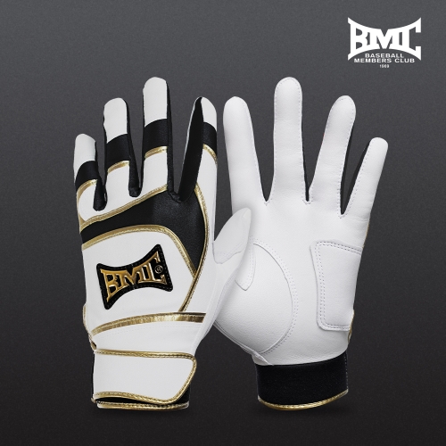 BMC  무료자수 PRO-23 비엠씨 프로 23 양피 성인 유소년 야구 배팅장갑 S 1. 23 BPR-221 화이트/블랙