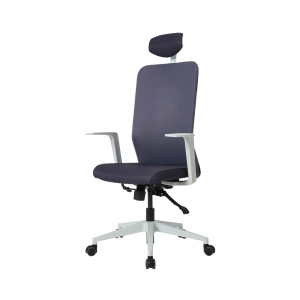 듀오백  화이트프레임 메쉬의자 Q1W