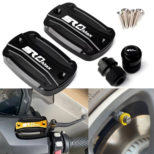 맥스  Voge SR4 SR4 2022 2023 2024 오토바이 액세서리 브레이크 유체 저장소 커버 미러 구멍 플러그 모토 스로..