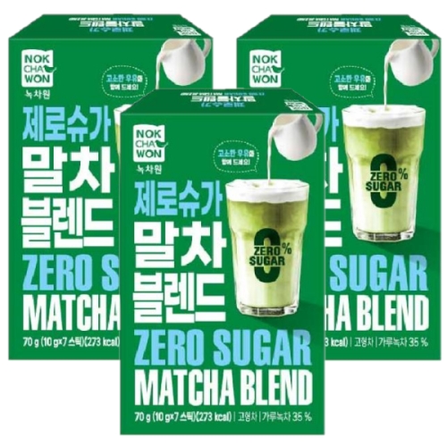녹차원  제로슈가 말차 블렌드 7개입
