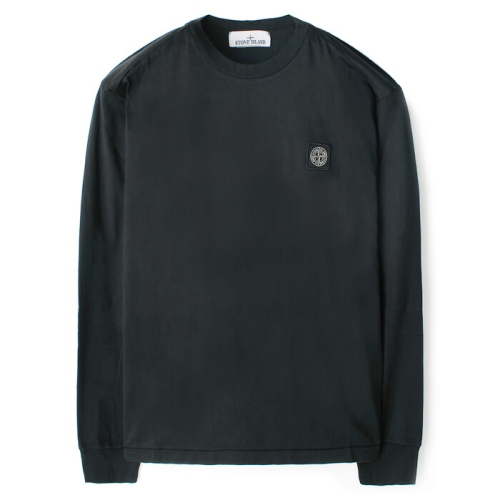 스톤아일랜드 로고 패치 롱슬리브 티셔츠 네이비 811522713 A0020