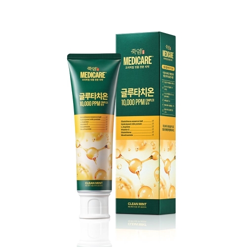 LG생활건강 죽염 메디케어 잇몸치약 글루타치온 클린민트 100g