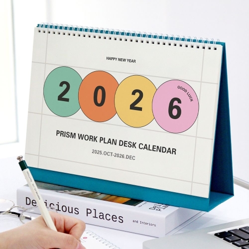 인디고  2026 프리즘 워크플랜 탁상 달력