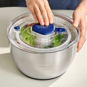 코렐  듀라나노 스테인리스 스틸 샐러드 스피너 6.5L (야채탈수기)