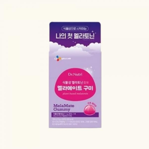 닥터뉴트리 식물성 멜라토닌 함유 멜라메이트 구미 50구미