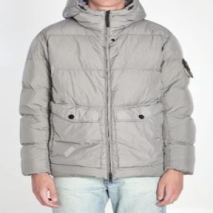 스톤아일랜드 남성 크링클랩스 후드 패딩자켓 그레이_K2S15 4100011 S0A23 V006B