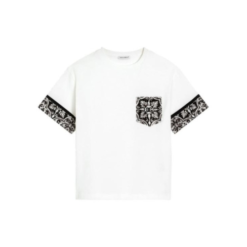 돌체앤가바나 키즈 티셔츠 L4JTISK G7O9GHY5DQ WHITE