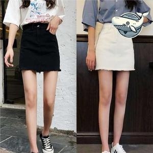 유니크 데님 미니 스커트 하이웨스트 스타일리시 WFH7KQH