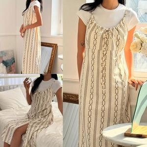 보엠 모노무드 YPSDU388 휴양지리본끈원피스 504U388S 빅사이즈 여성