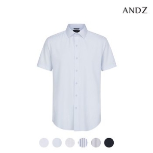 ANDZ 스트레치 반팔 드레스 셔츠_BZD5WD1251