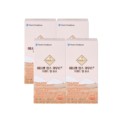 이너셋 킹스 카무트 브랜드 밀 효소 3g 14포