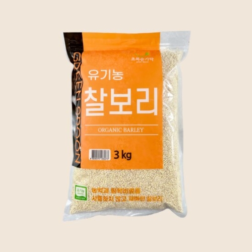 초록숟가락  유기농 찰보리쌀 3kg