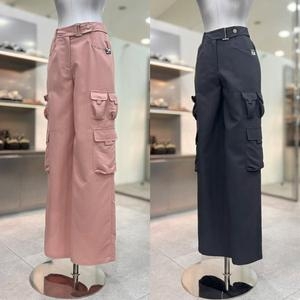 에고이스트 포켓 패치 라벨 포인트 와이드 팬츠 EQ3WP763HJ