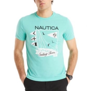 노티카 Sailing 팀 그래픽 티셔츠 Poolsdaqua 21616207 556130