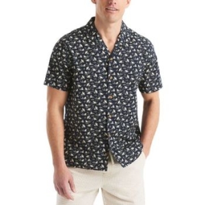 노티카 JAWS x 맨즈 클래식핏 프린티드 Button-Down 캠프 셔츠 네이비 Seas 22841916 559034