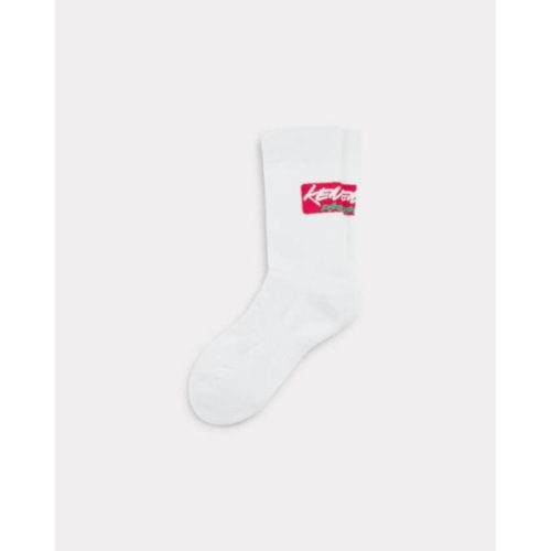 겐조 양말 FF68SU195KSB 02 OFF WHITE