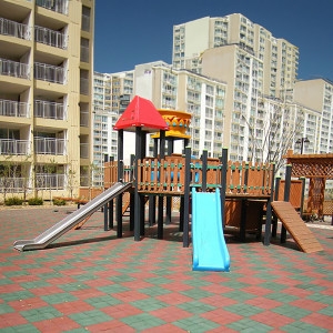 놀이터  바닥 고무매트 블럭 VK1612 유치원 어린이집 학교 아파트 야외 바닥 매트 보도 블럭 바닥재