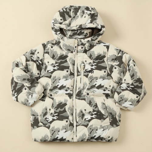 지프키즈 전판 프린트 다운 점퍼 (KN4JPU421)