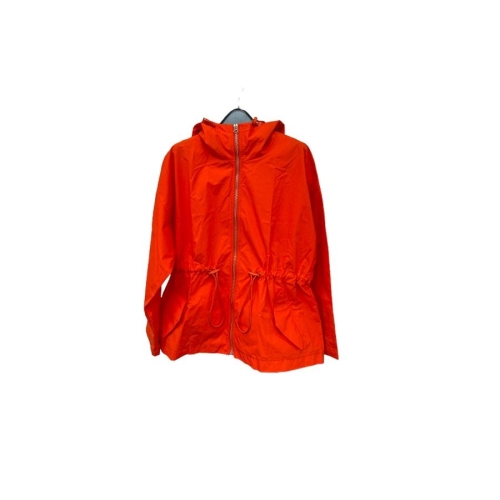 버버리 BIRLEY 벌리 드로스트링 여성 후드 집업 자켓 RED ORANGE 80922401