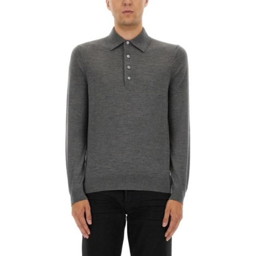 톰포드 폴로 티셔츠 KPL003 YMW103IG680 GREY