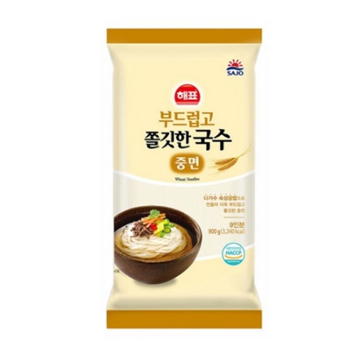 사조대림  부드럽고 쫄깃한 국수 중면 900g