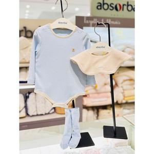 압소바 임신출산선물 데이지 바디슈트+턱받이+양말세트 A2510617C