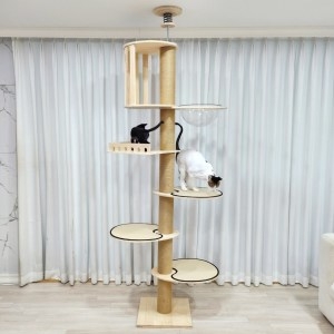 마아 대형 미끄럼방지 캣폴 타워 PTWT-09