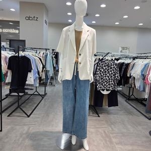 Ab.f.z AFZ3NJ03/여름 마혼방 하늘하늘 박스핏 멋쟁이 자켓