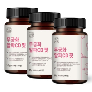 자연바름 무궁화 알파CD 핏 60정